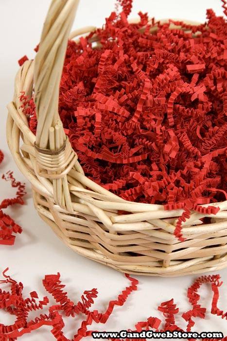 1/8" Crinkle Cut Sizzle Pack Red Pkg/1 Lb