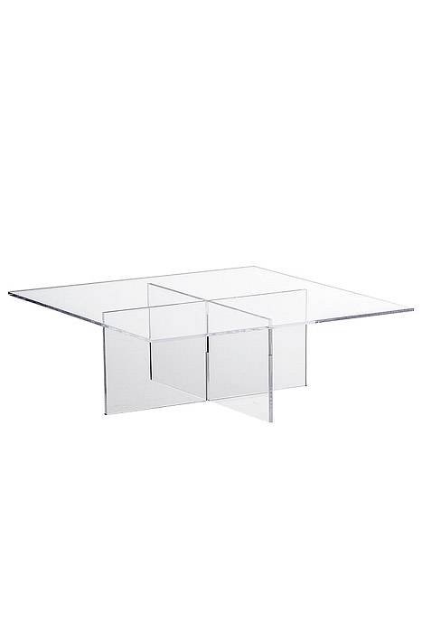 13.75" X 6" Cross Tier Acrylic Display Stand Clear