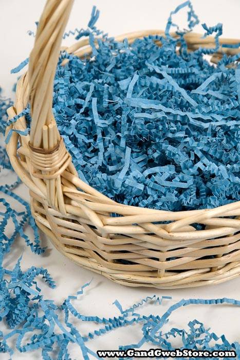 1/8" Crinkle Cut Sizzle Pack Blue Pkg/1 Lb