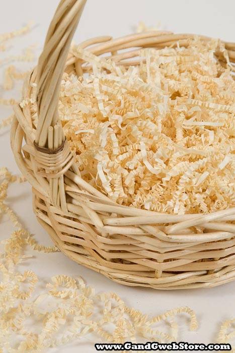 1/8" Crinkle Cut Sizzle Pack Ivory Pkg/1 Lb