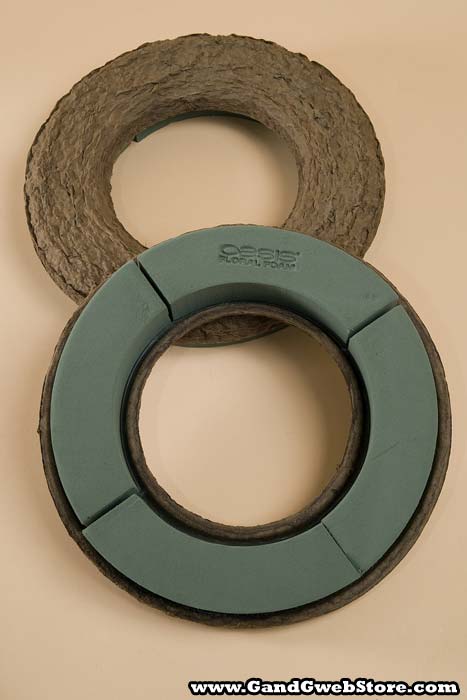 12" Wreath Shape Oasis Pkg/2