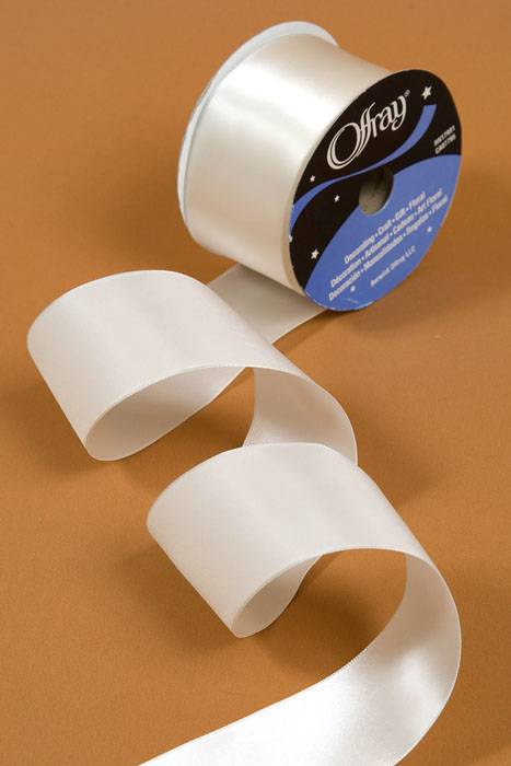 2-1/4" X 25yds Wired Contessa Ribbon Ivory