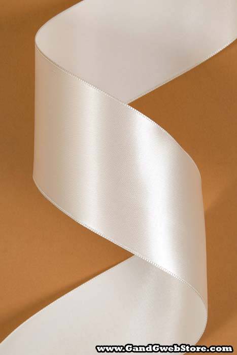 2-1/4" X 25yds Wired Contessa Ribbon Ivory