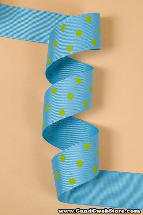 1-1/2" X 17yds Grosgrain Turquoise