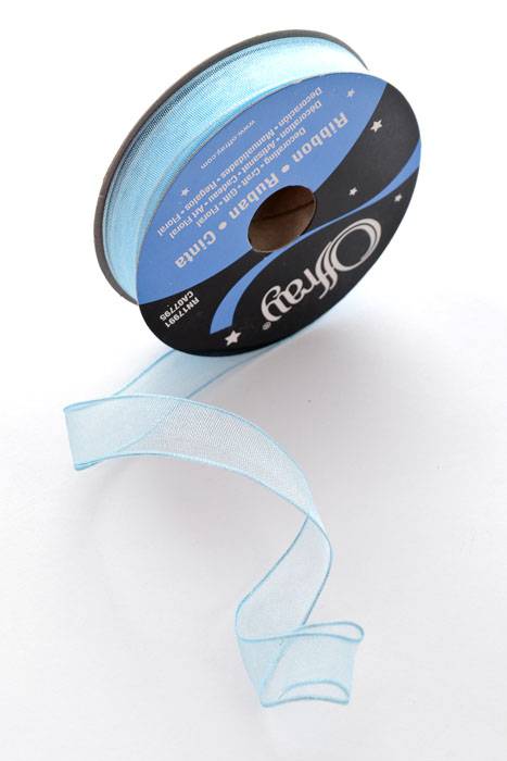 5/8" X 25yds Encore Wired Ribbon Light Blue