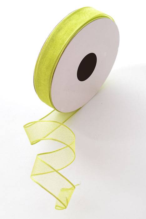 5/8" X 25yds Encore Wired Ribbon Lime