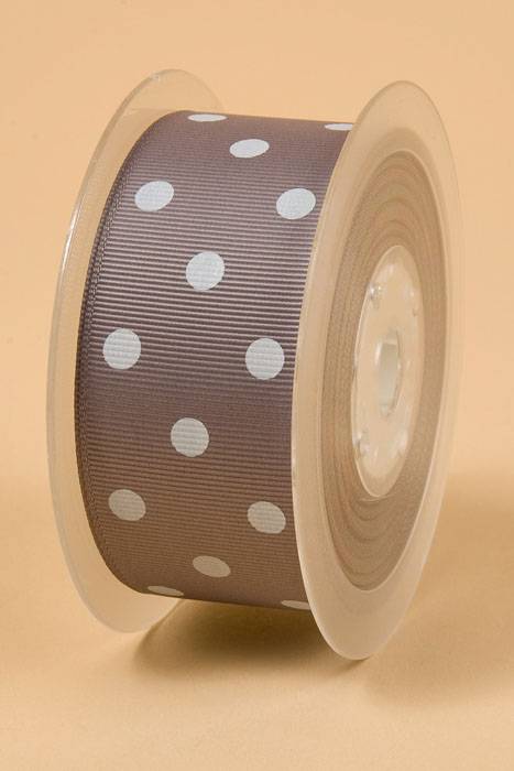1-1/2" X 17yds Grosgrain Ribbon Metal Grey