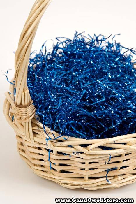 Metallic Beauty Grass Bright Blue Pkg/8 Oz