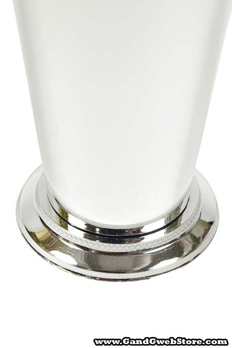7.5" Large Mint Julep Cup Silver Pkg/6