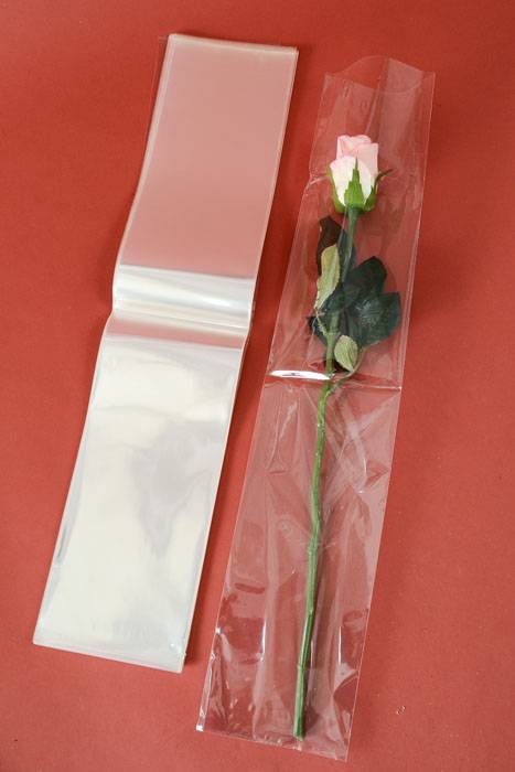 5" X 24" Cellophane Bag Clear Pkg/50