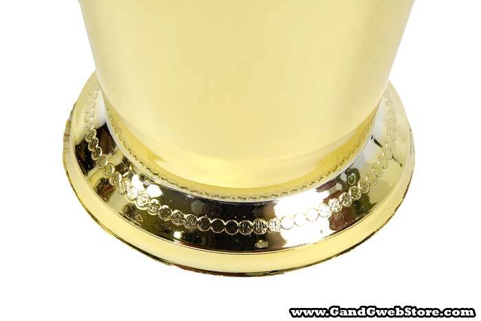 4.25" Small Mint Julep Cap Gold Pkg/12