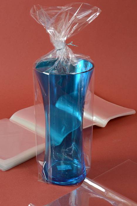 8" X 20" Cellophane Bag Clear Pkg/50