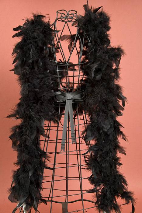 72" Feather Boas (60gm) Black