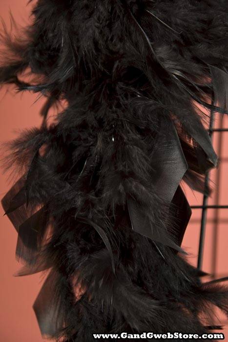 72" Feather Boas (60gm) Black