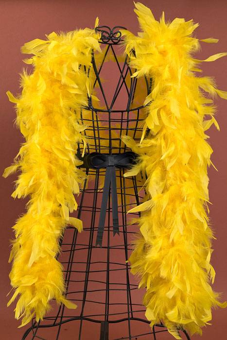 72" Feather Boas (60gm) Yellow