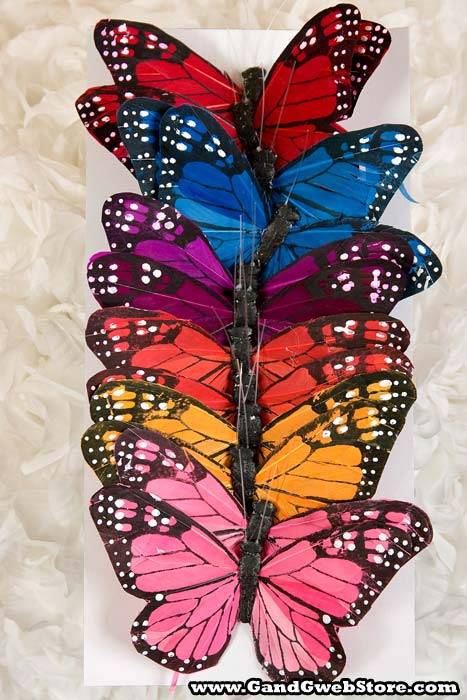 5" Butterfly Assorted Pkg/12