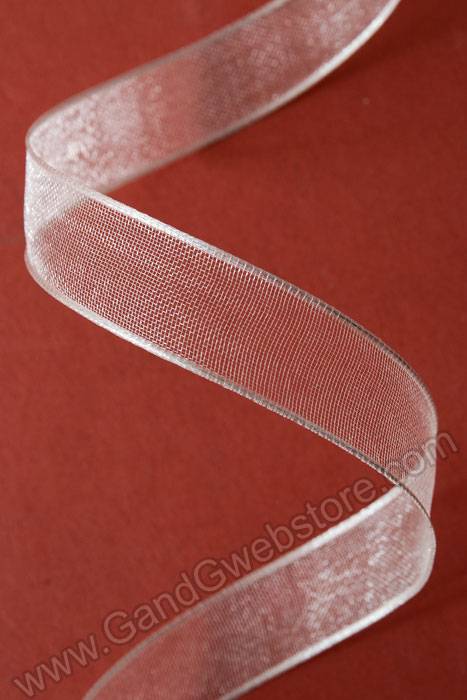 5/8" X 25yds Encore Wired Ribbon Ivory