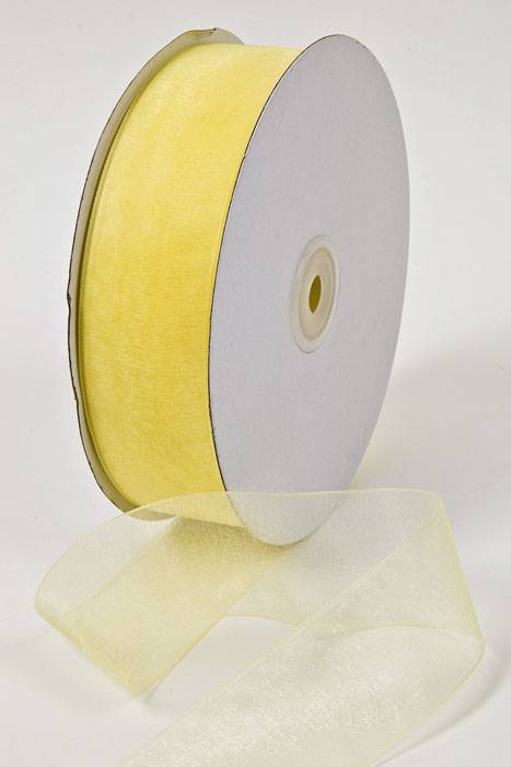 Organdy Ribbon - Baby Maize