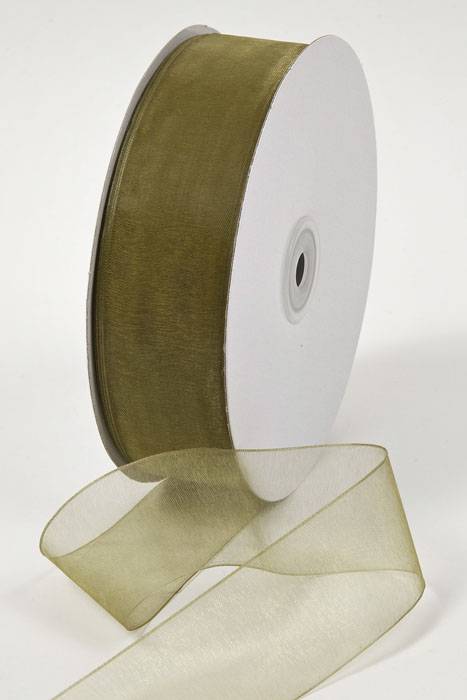 Organdy Ribbon - Moss