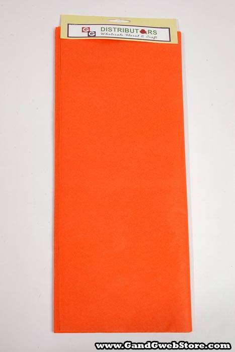20" X 30" Tissue Paper Orange