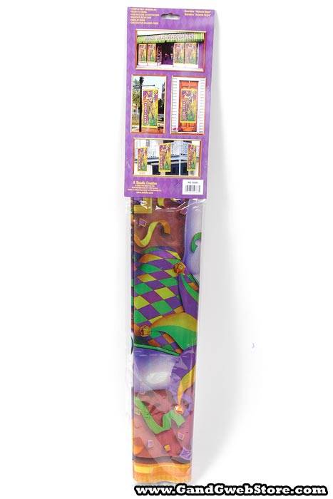 30" X 60" Mardi Gras Door/wall Panel