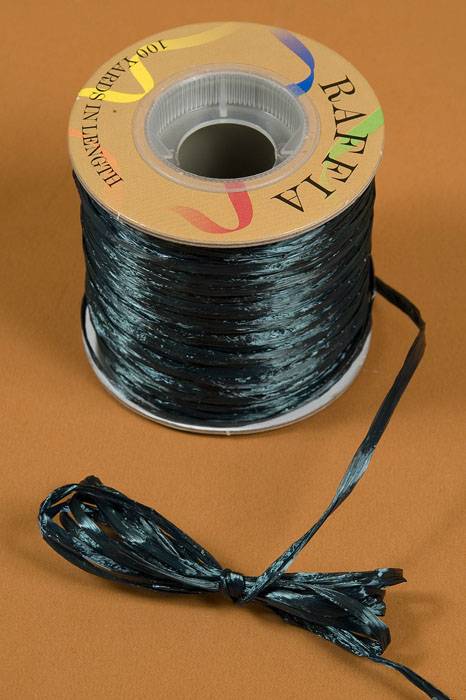 100yds Pearlized Raffia Hunter Green