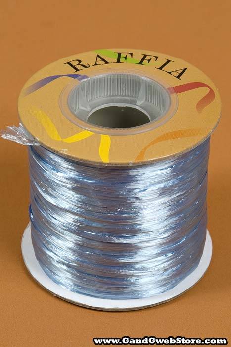 100yds Pearlized Raffia Light Blue