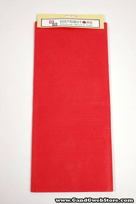 20" X 30" Tissue Paper Scarlet