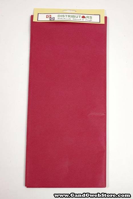 20" X 30" Tissue Paper Claret