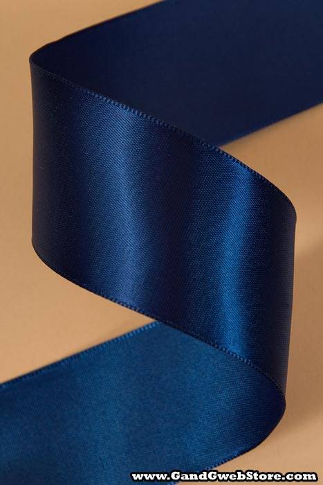 1-1/2" X 25yds Wired Contessa Ribbon Lt Navy