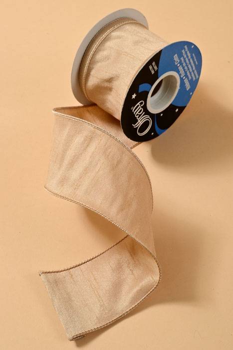 2.5" X 10yds Wired Anisha Ribbon Nectar