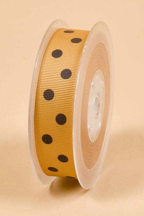 7/8" X 17yds Grosgrain Old Gold