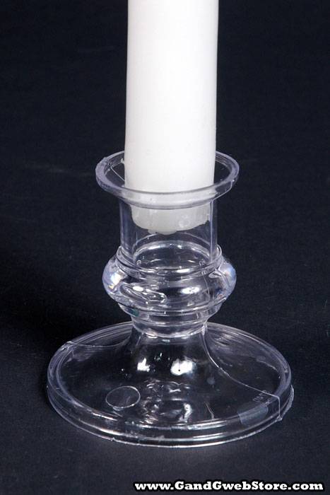 2.5" Candle Holder Clear Pkg/12