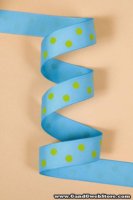 7/8" X 17yds Grosgrain Turquoise