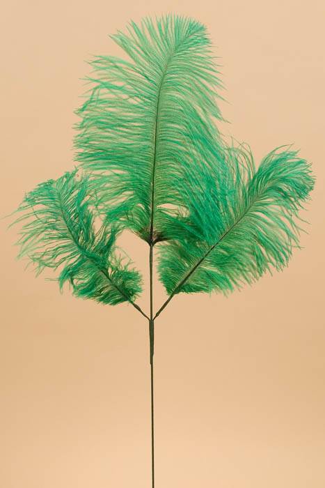 29" Feather Spray Emerald