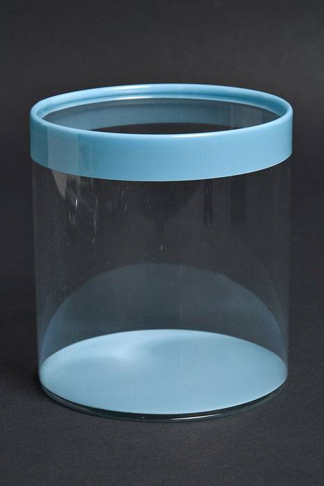 4" X 4" Cylinder Blue Pkg/6