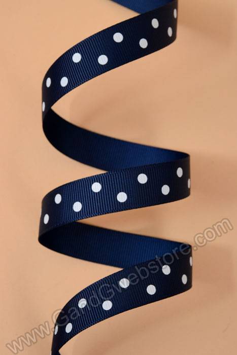 5/8" X 17yds Grosgrain Navy