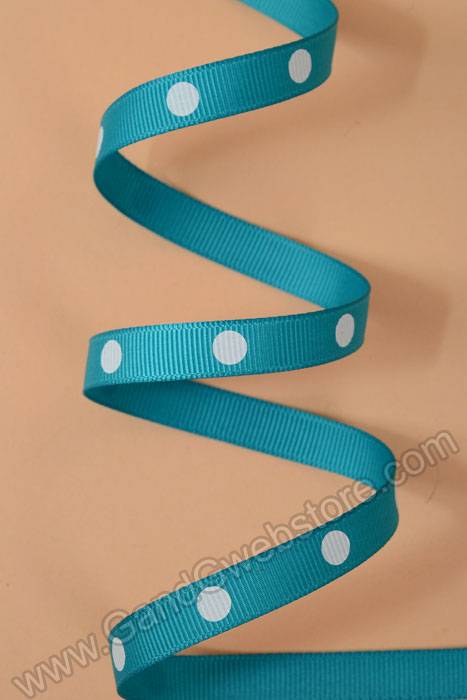 3/8" X 17yds Grosgrain Tornado Blue