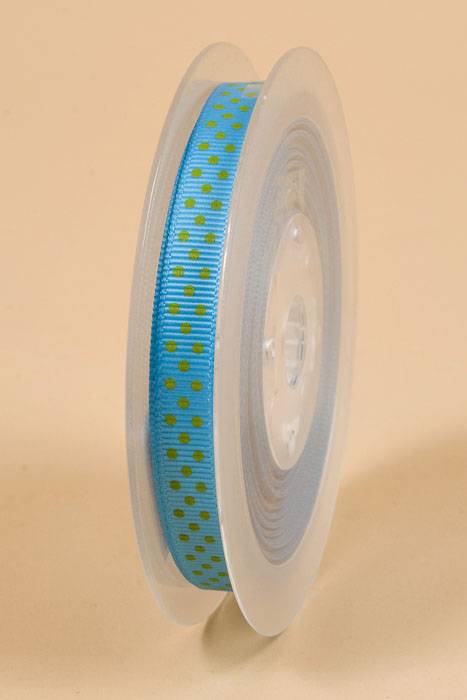 3/8" X 17yds Grosgrain Turquoise