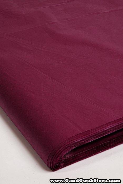 24" X 36" Waxed Tissue Sheets Plum Pkg/400