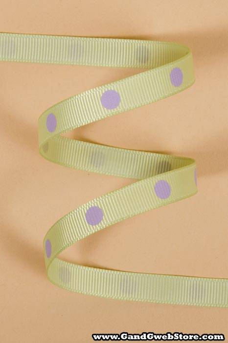 3/8" X17yds Grosgrain Lime Juice