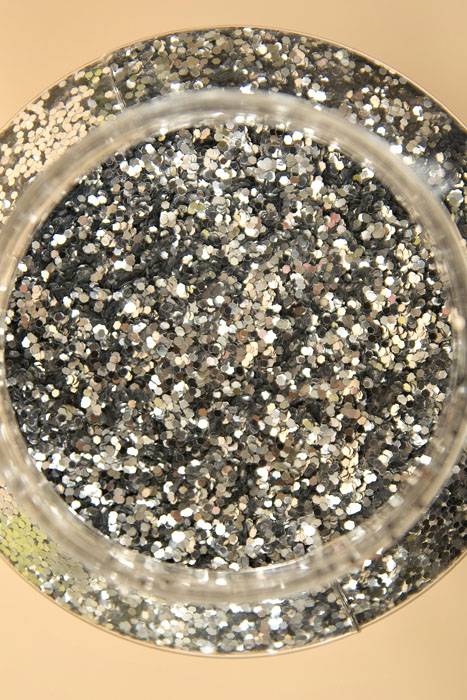 16oz X 0.035" Glitter Silver