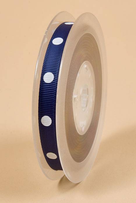3/8" X 17yds Grosgrain Light Navy