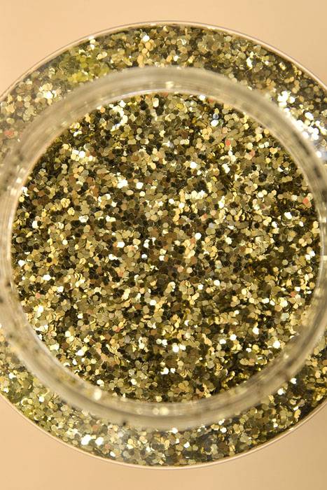 16oz X 0.035" Glitter Pale Gold