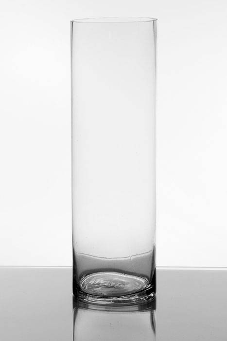 5" X 16" Cylinder Glass Vase Clear
