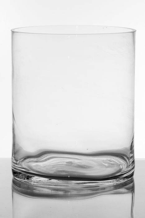 10" X 12" Cylinder Glass Vase Clear