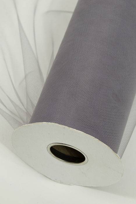 Nylon Tulle Charcoal