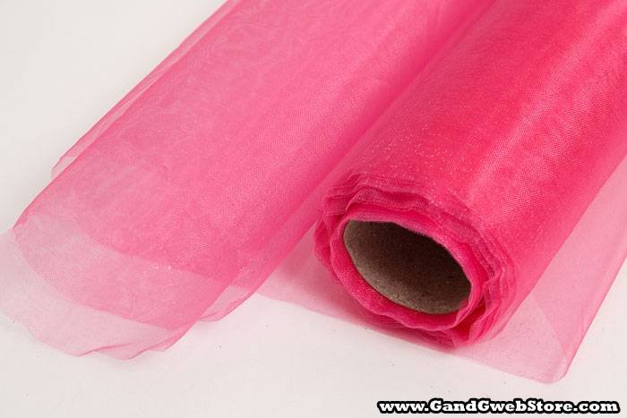 14" X 25yds Organza Azalea