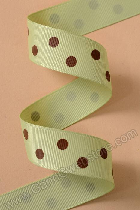 7/8" X 17yds Grosgrain Lime Juice