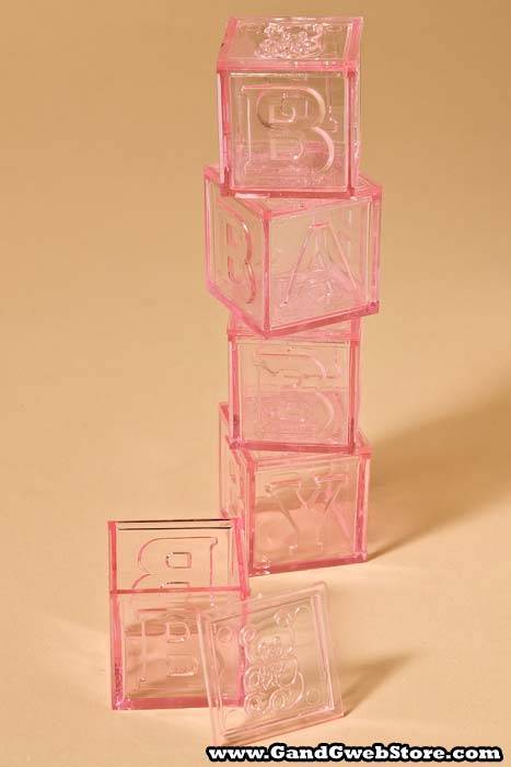 1.75" Baby Block Pink Pkg/12